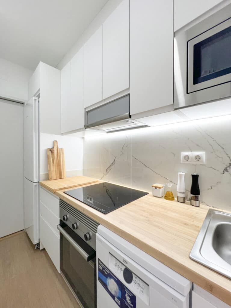 Reforma integral en Sant Andreu Barcelona Cocina lavabo4